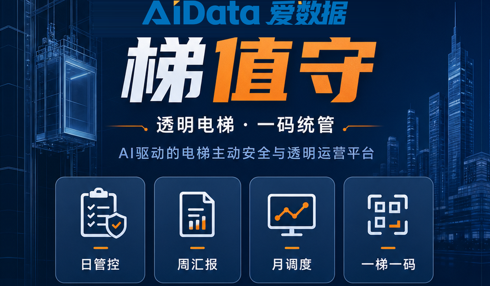 梯值守：透明电梯 · 一码统管，AI 驱动的电梯主动安全与透明运营平台